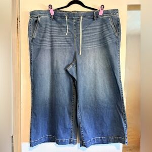 Torrid Weekend Mid-Rise Ankle Wide Leg Jean - size 5